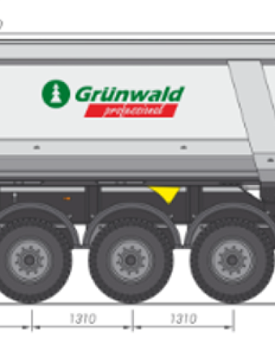 Самосвальный полуприцеп Grunwald GR.TI34-SH-SI-1220